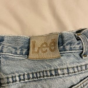Lee long jean shorts